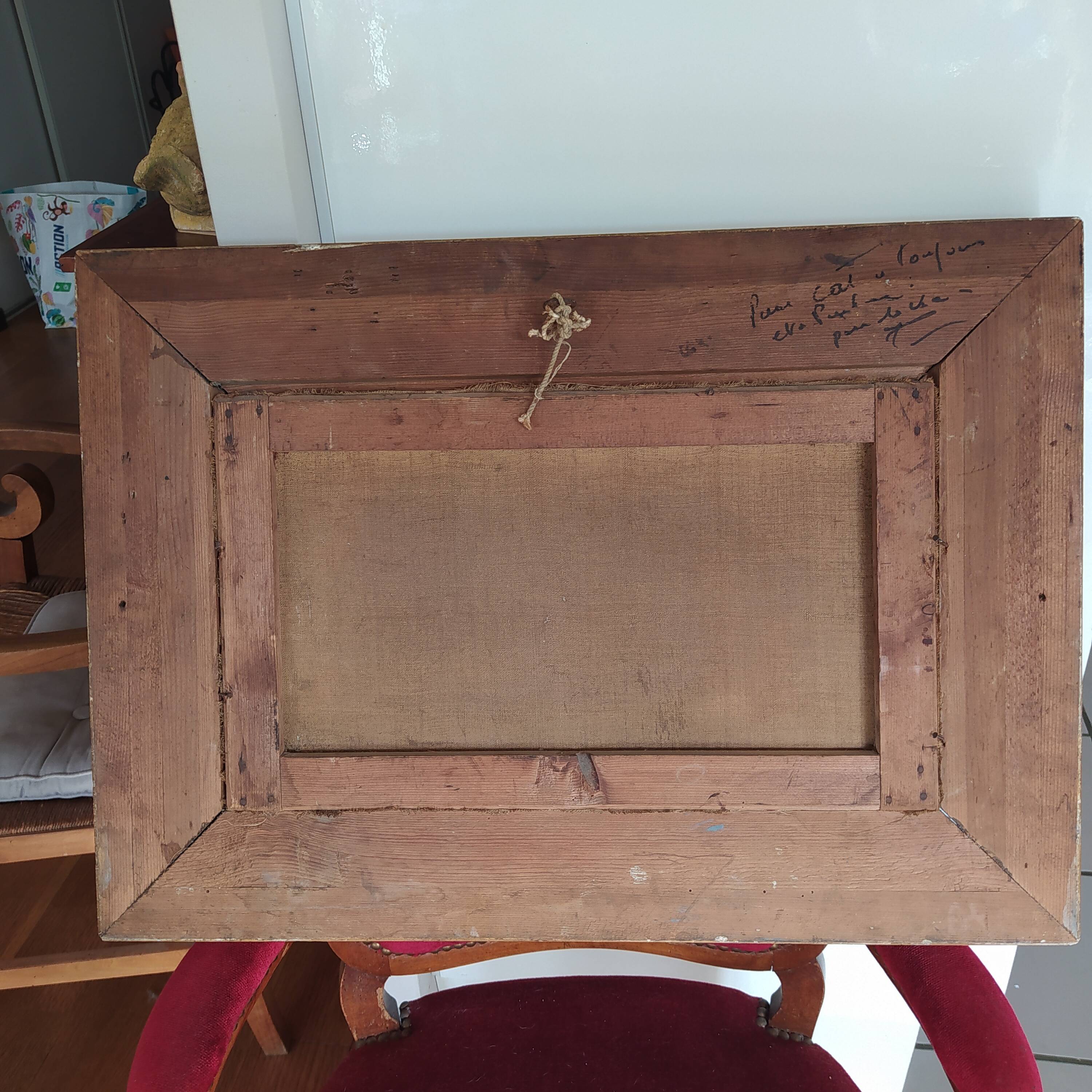 Oil on canvas signed Emile Gochaux Pyrenees, circa 1900