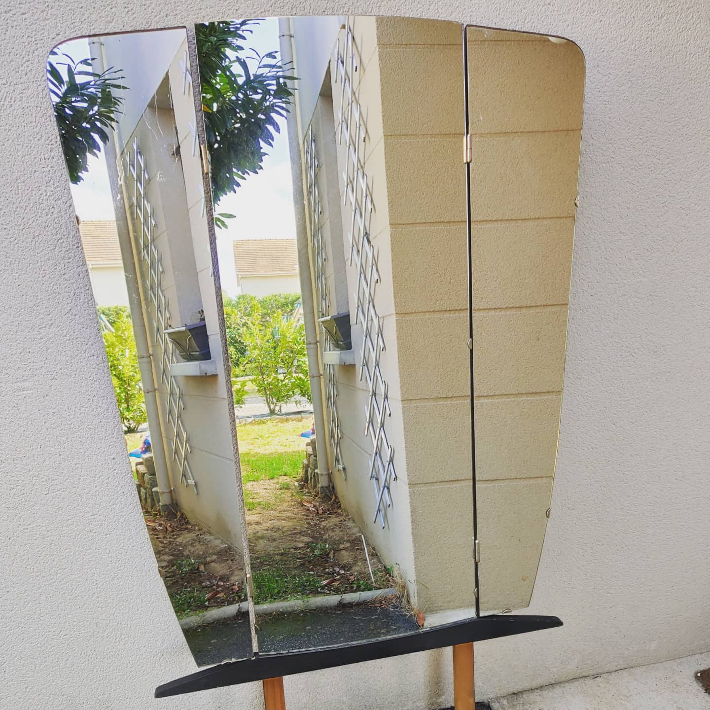 Large triptych Mirror 90x156cm