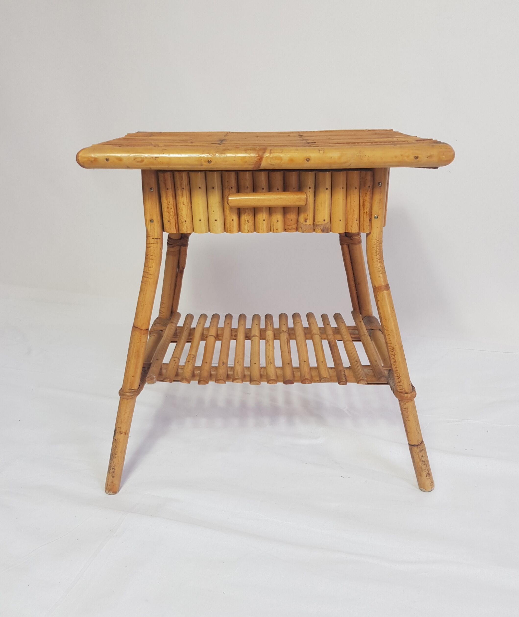 Rattan bedside awarded to Louis Sognot 1950