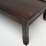 Macassar ebony coffee table 1970