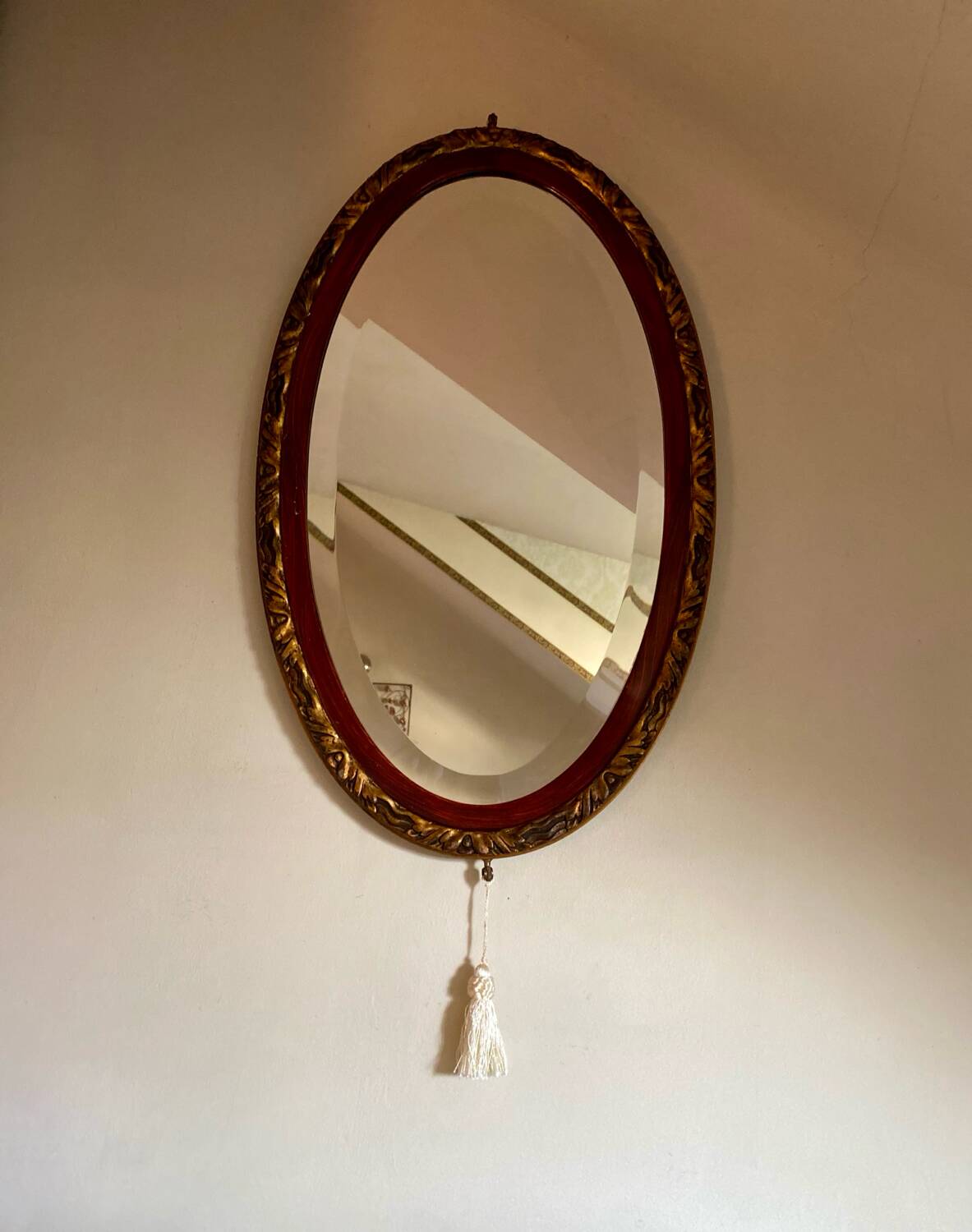 Oval mirror - Art Deco period - 1920