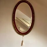 Oval mirror - Art Deco period - 1920