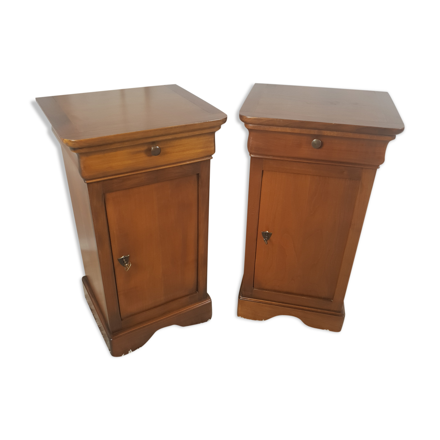 Louis Philippe style pair of nightstand