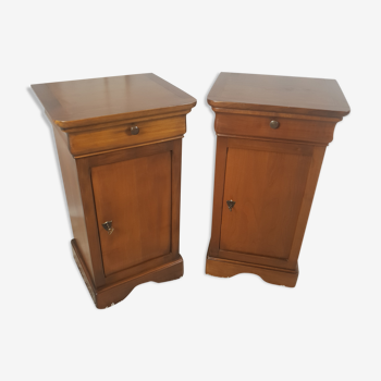 Paire de table de chevet de Style Louis Philippe