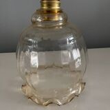 Vintage amber glass chandelier