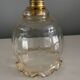 Vintage amber glass chandelier