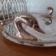 Two foie gras dishes and their toast holder
