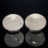 Murano glass table lamps Vetri Murano 004, Italy, 1970s, set of 2