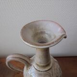 glazed terracotta vase, signed to identify
