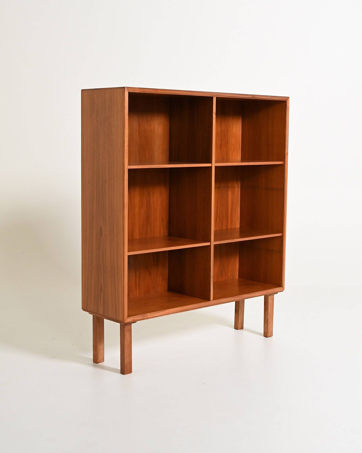 Scandinavian teak bookcase, 1960s