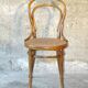 Set of 4 bistro chairs circa 1900, 2 Kohn, 2 Thonet