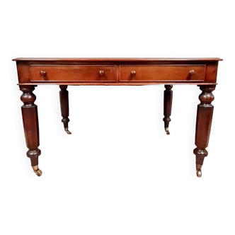 Napoleon III period double-sided desk in mahogany circa 1850