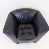 Fauteuil en cuir Cor Zelda par Peter Maly