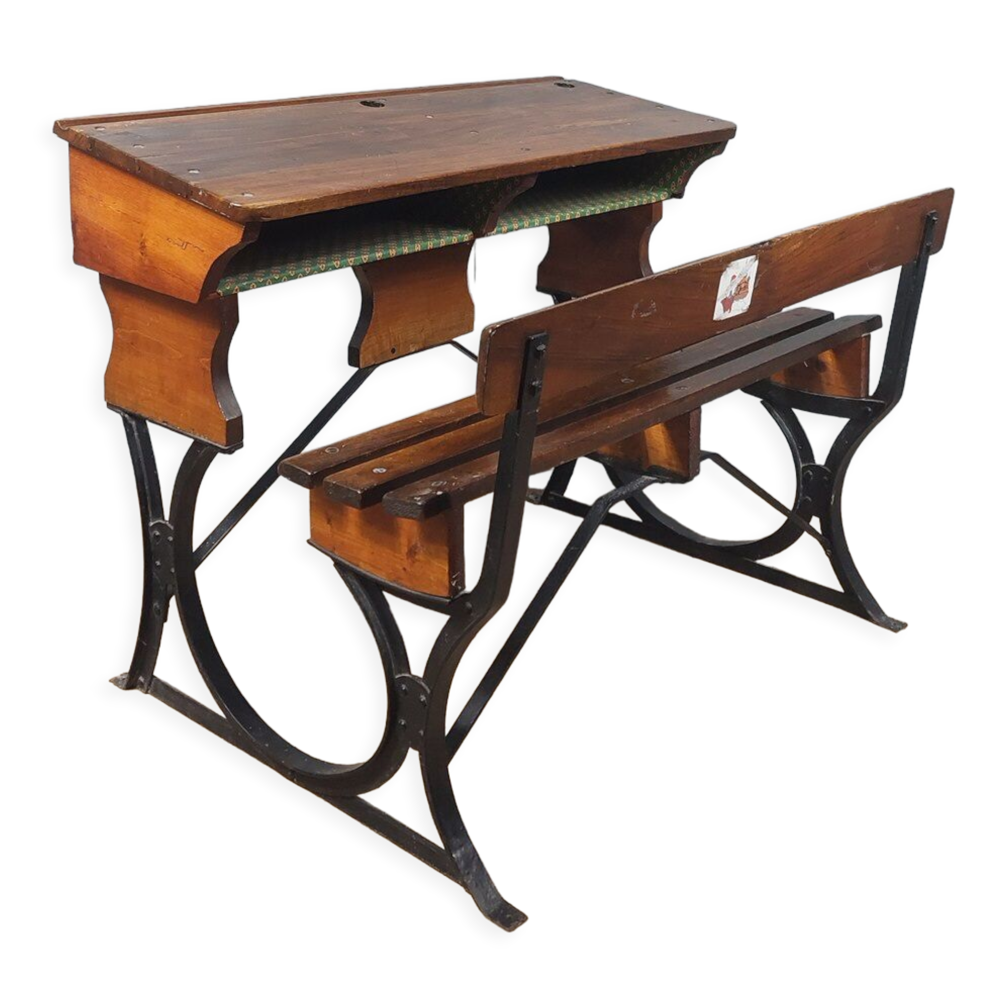 Double school desk called “lectern”