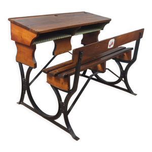 bureau double d'écolier