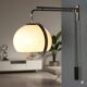 Vintage Space Age wall lamp in methacrylate and metal, 1970s design.