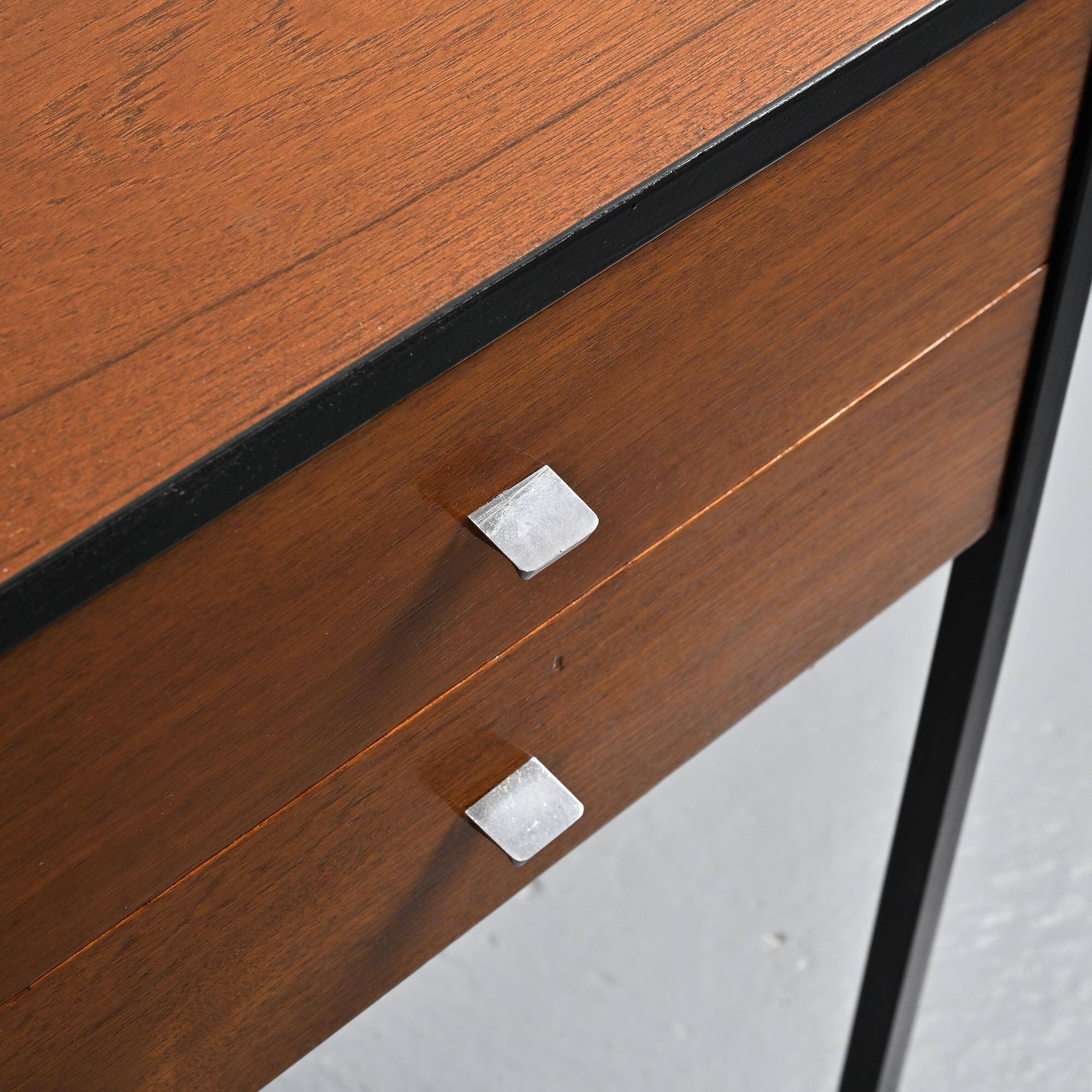Metal and laminate desk, Meurop, 1960s