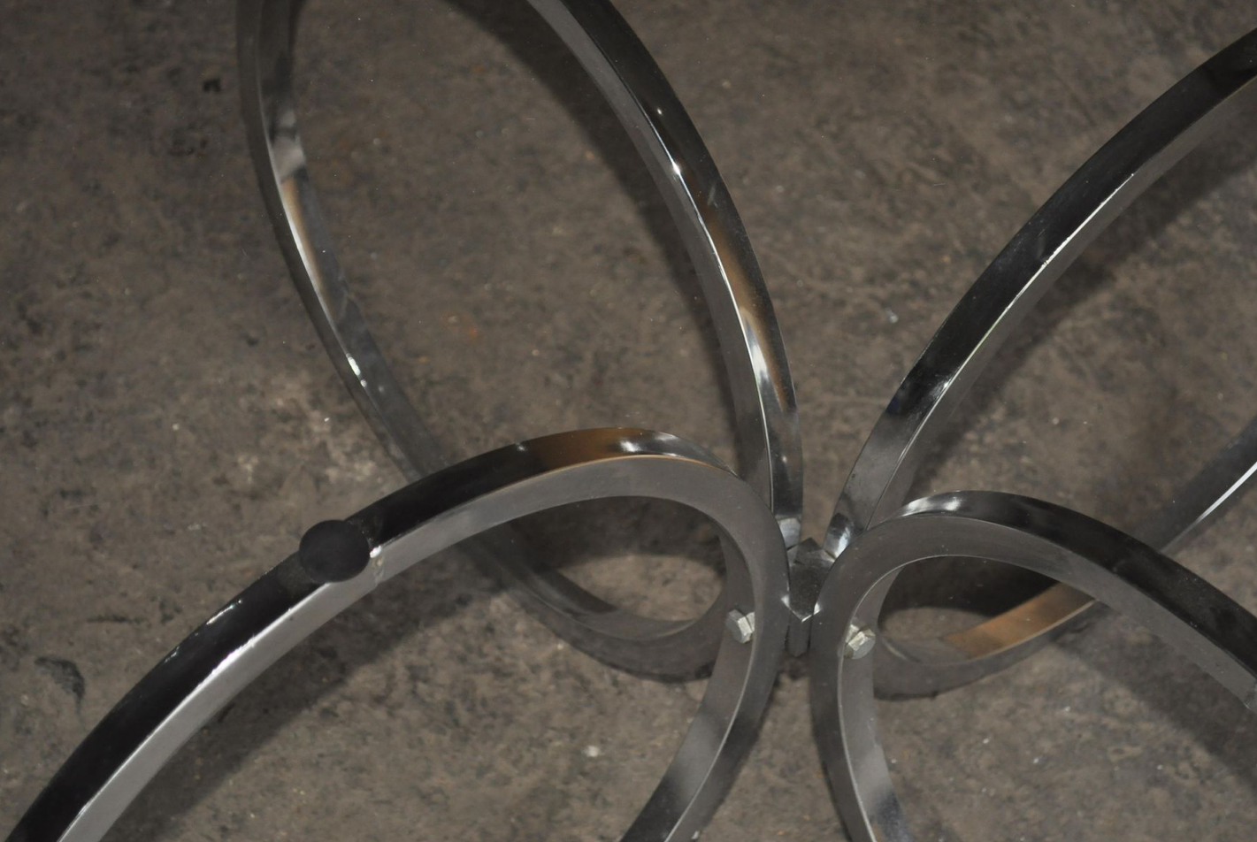 Mid-Century Tubular Chrome Coffee Table, 1960s