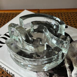 Glass candle holder warmer
