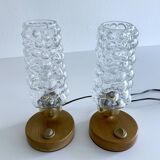 Pair Bubble Glass Scandinavian lights