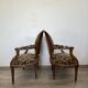 Paire de Fauteuils Médaillon d'époque Louis XVI