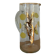 1950s-6o Gilding And Enameled Lemon Monaco Glassware decanter