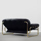 Scandinavian leather sofa by John-Bertil Häggström for Swed-Form, 1970s
