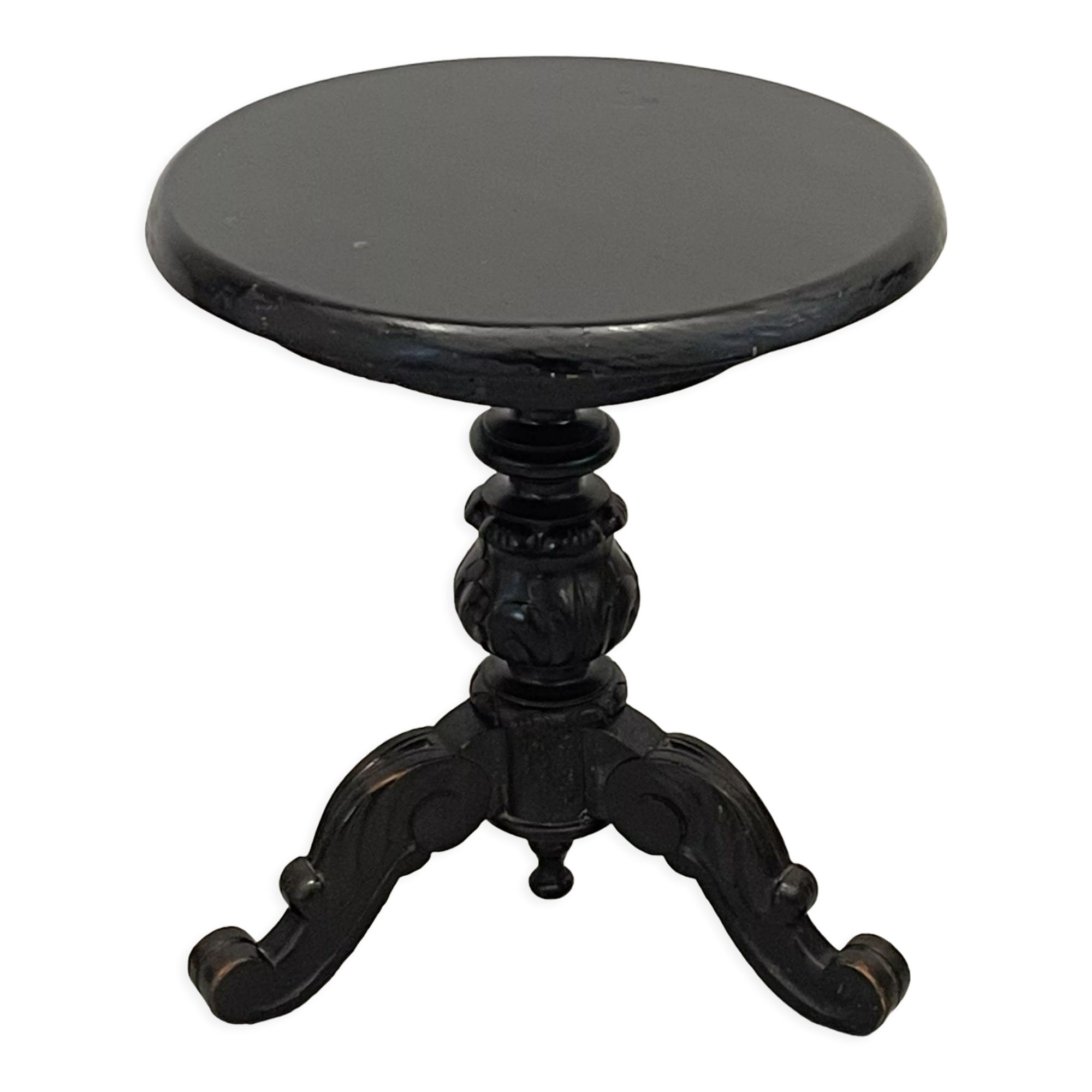 Side table leg tripod Napoleon III