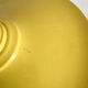 Vintage pendant lamp yellow metal