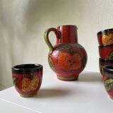 Scheurich German ceramic lemonade set