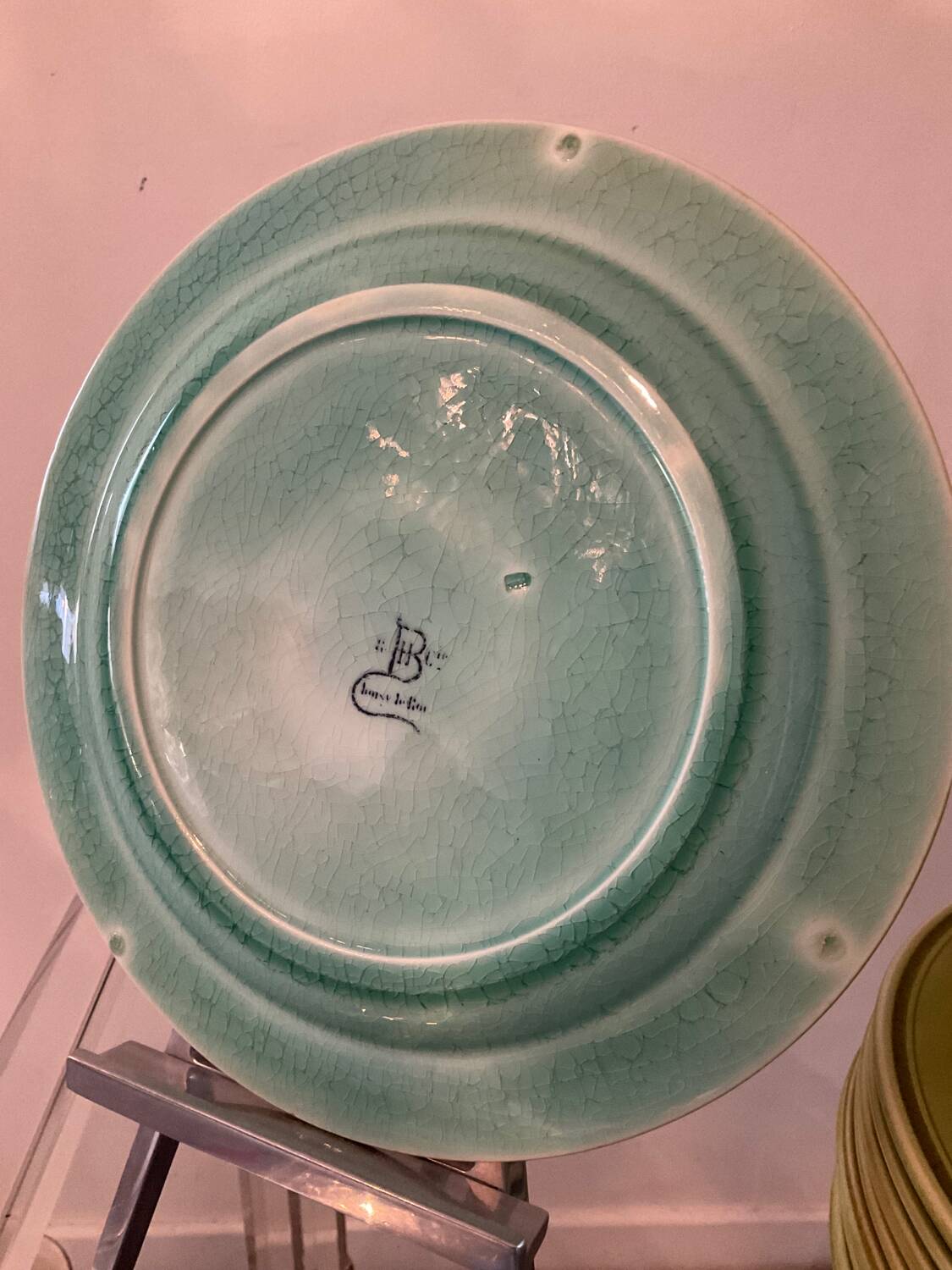 Series of 10 Choisy le Roi slip plates