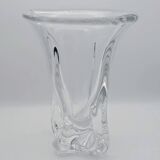 Large Pressed-Moulded Glass Vase "Swan" - Art Deco Style