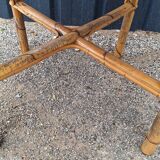 Round rattan table