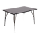 1950s Adjustable dining / coffee table by Rudolf Wolf for Elsrijk, Holland