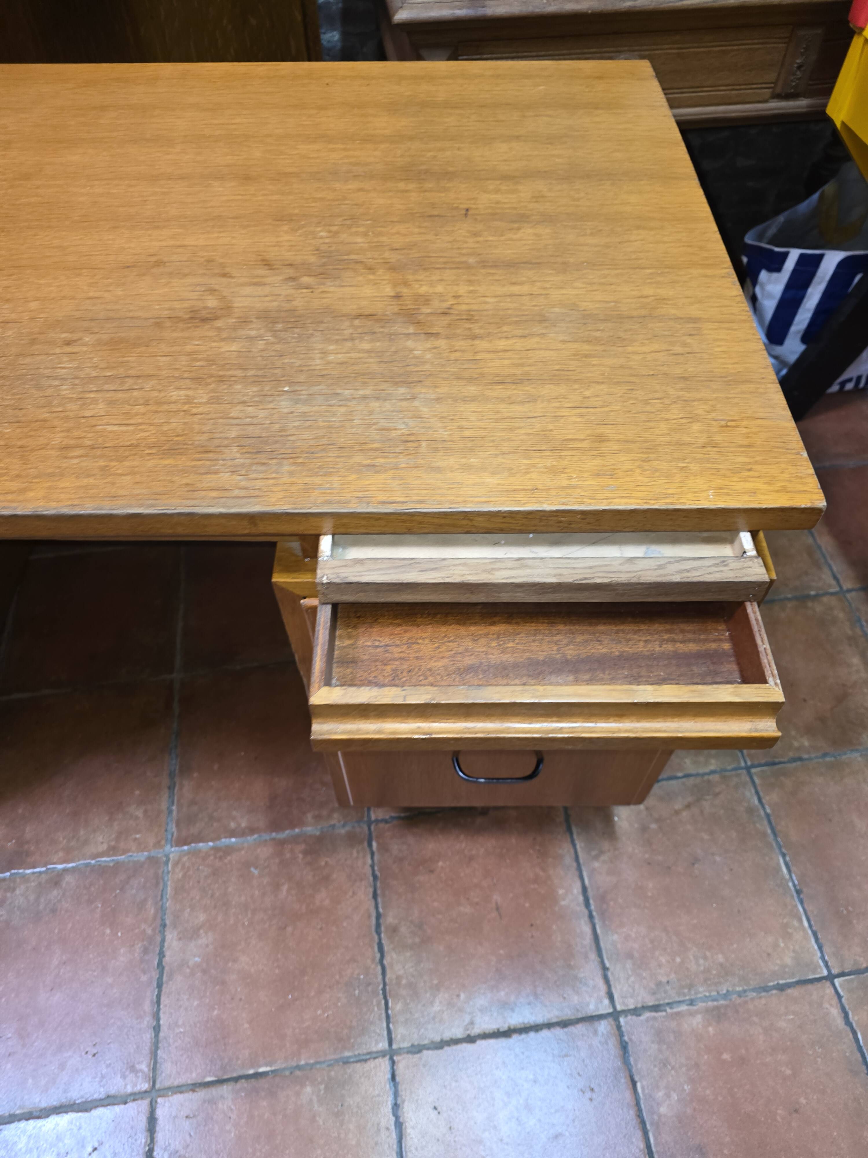 1960s Burwood Oak Desk