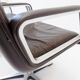 Wilkhahn Delta Highback set of 2 brown leather armchairs by Delta Design