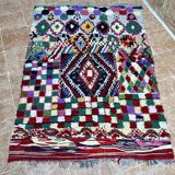 Unique Moroccan Rug - Vintage Art Deco Rug - The Moroccan Rug