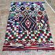 Unique Moroccan Rug - Vintage Art Deco Rug - The Moroccan Rug