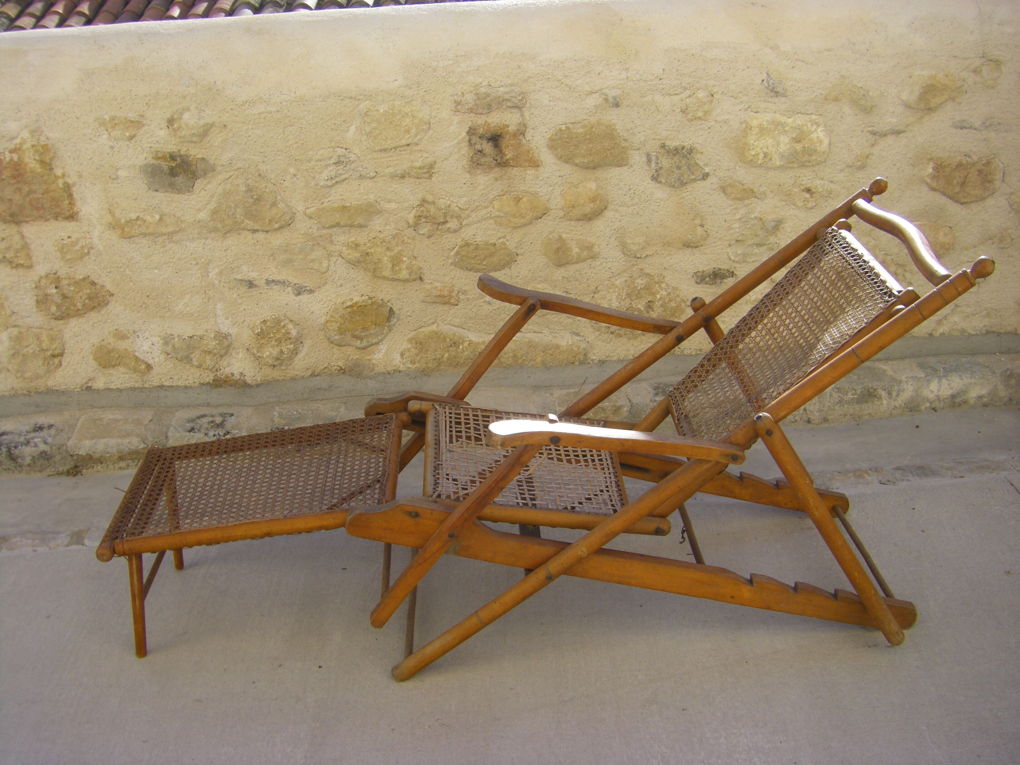 Old chaise longue circa 1900