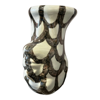 Vase "Tête" en porcelaine