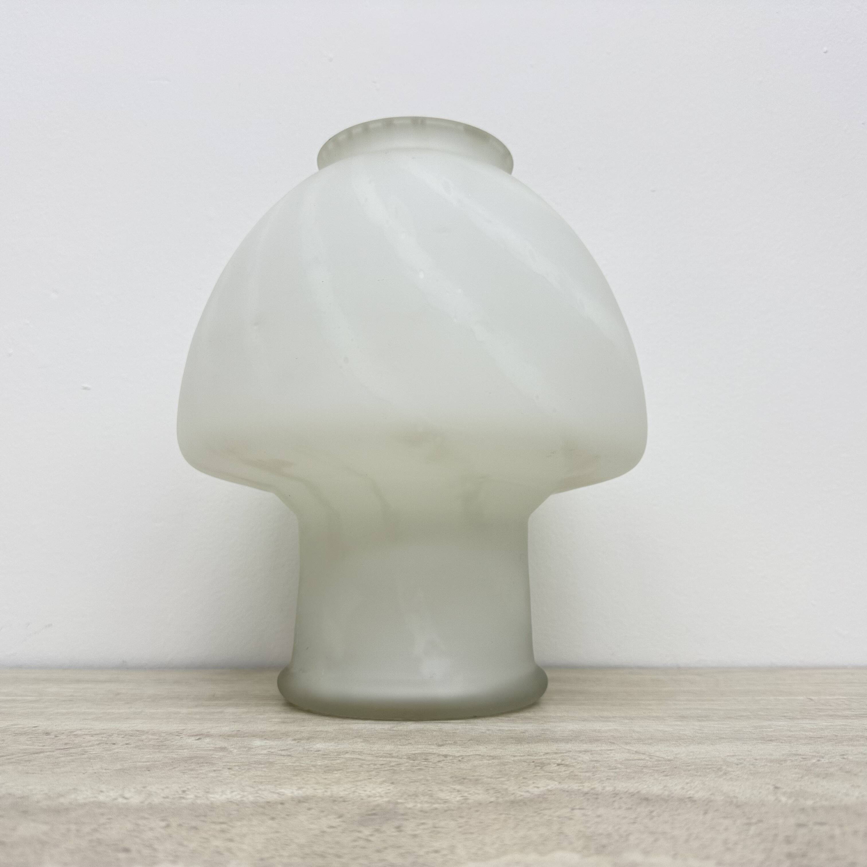 Mid-century Murano glass mushroom table lamp , 1970s