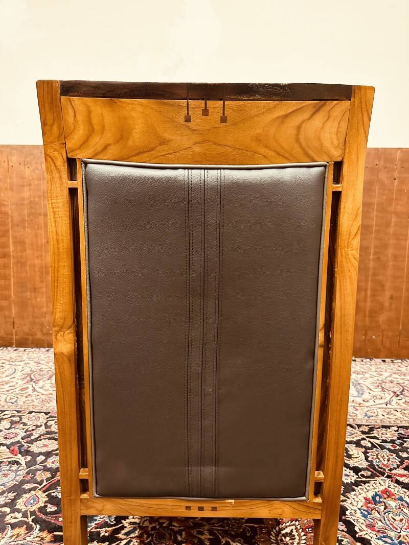 Classic Art Deco Armchair Black High