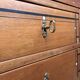 Double-sided walnut counter desk 1900