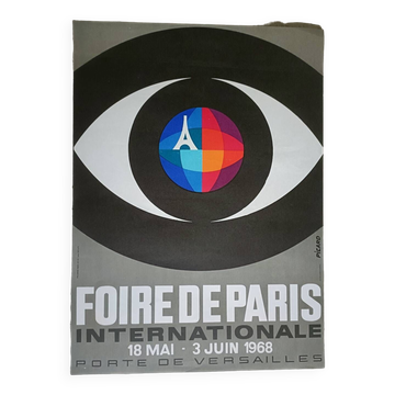 Original poster 1968 Paris Fair