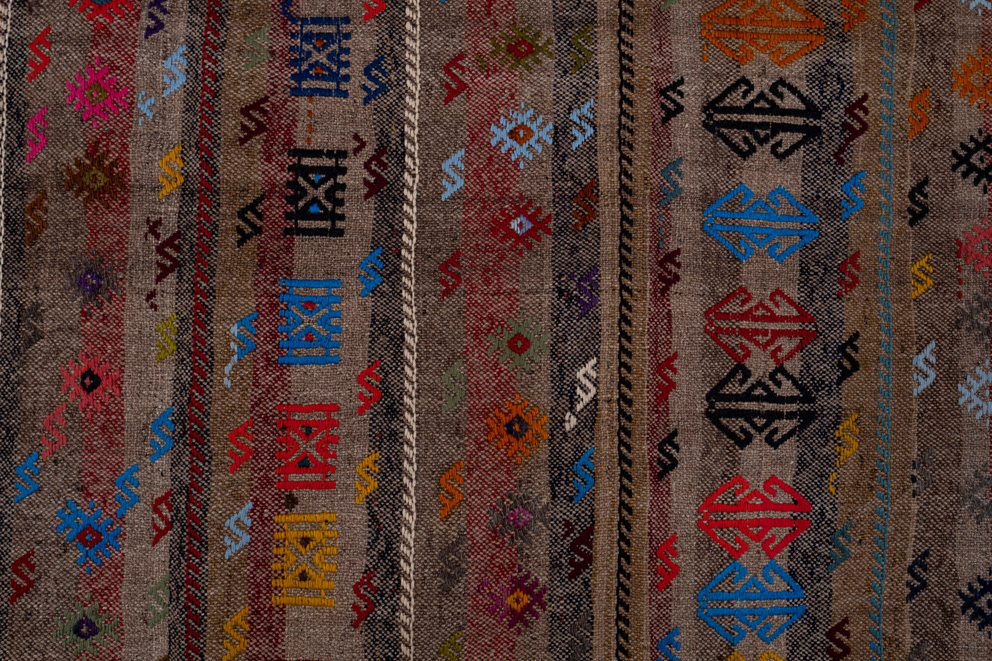 Turkish jajim kilim runner 98 x 282 cm