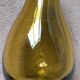 Olive green khaki glass drop vase Habitat