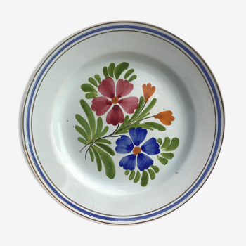 Handmade earthenware plates 19th