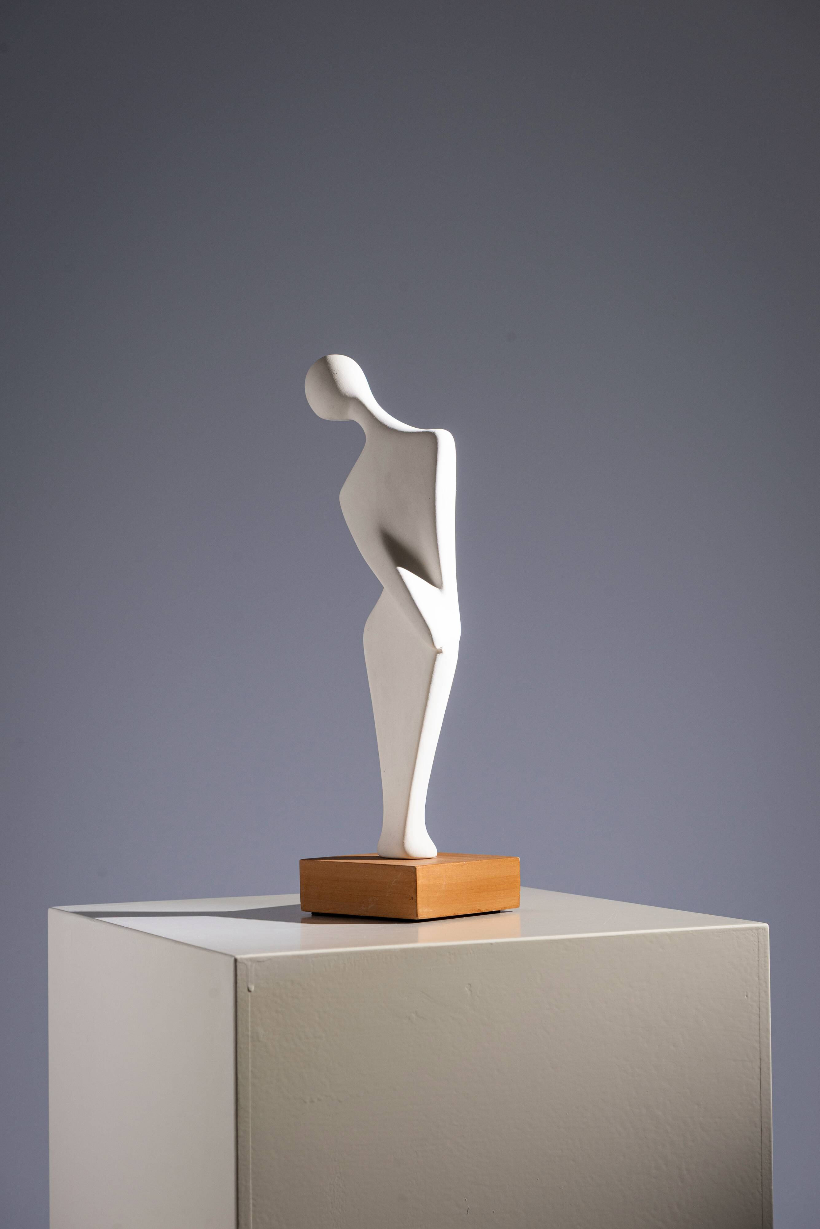 Elegant minimalistic abstract sculpture