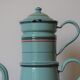 Pretty enamelled filter coffee maker