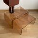 2 altuglas smoked nesting coffee table, 1970s